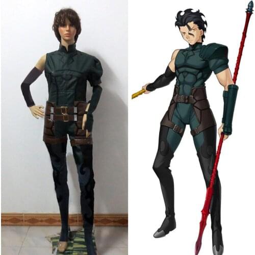 Fate Zero Lancer Diarmuid Ua Duibhne Cosplay Costume Custom Made Free Shipping