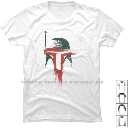 Bounty Hunter Slave Sci Wars Star Fi T Shirt 100% Cotton Bounty Hunter Cartoon Hunter Gamers Movie Gamer Wars Star Hunt Game