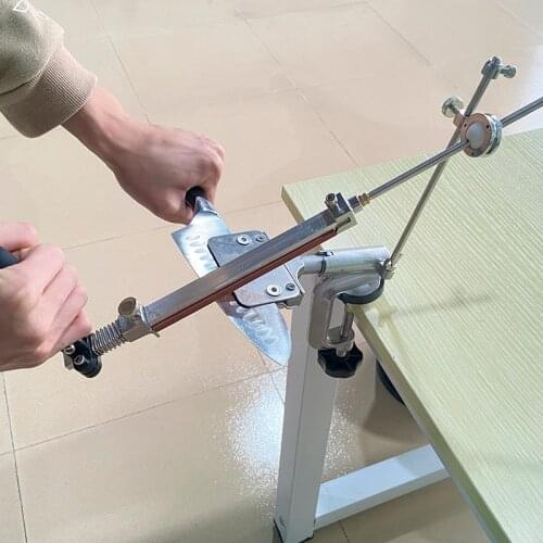 Hot Nova ruixin 4 gerações apontador de ângulo fixo metal material faca afiar sistema pedra com pedras