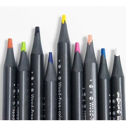 Cute colored pencil 10 sets 12/24 colors drawing plastic pencil with sharpener student stationery kawaii gift prizes for kids