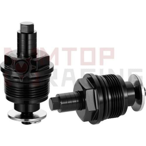 Preload Fork Caps For Honda CMX250 Rebel 1996-2016 Adjustable Fork Bolts Silver Black 1997 98 99 2000 01 02 03 04 05 06 07 08 09