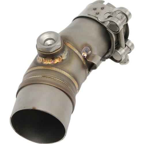 Motorcycle Connecting Link Tube Exhaust Mid Pipe For Kawasaki ER6N Full Stainless Steel Body Excellent Welding Finish