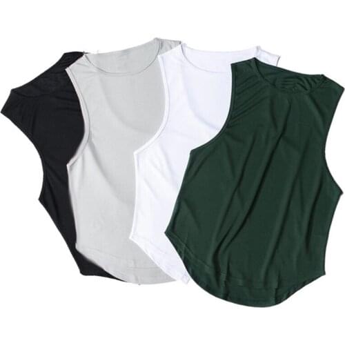 Mens Mesh Shirt Fitness Clothing Sports Sleeveless Shirt Mens Gym Stringer Tank Top Bodybuilding Tank Top