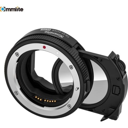 Commlite CM-EF-EOSR VCPL Auto Focus Camera Lens Adapter Ring with CPL Filter Replacement for EF/ EF-S Lens to Canon R/ RF Camera
