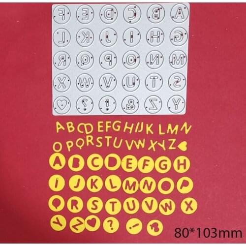 Mold Number Symbol Circle Banner Metal Cutting Dies Stencils For DIY Scrapbooking Decor Embossing Handcraft Die Cutting Template