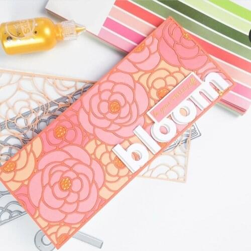 Rectangle Frames Background Metal Cutting Dies For Scrapbooking Craft Die Cut Card Making Embossing Stencil DIY Decoration