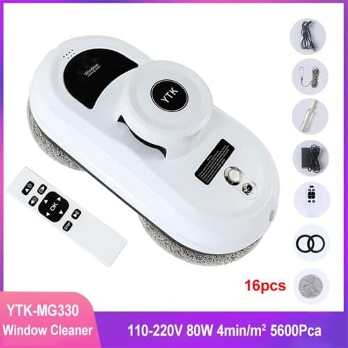 Home Smart Window Cleaning Robot Vacuum Cleaner One-key Start 5600Pca High Suction Anti-drop Window Glass Cleaner