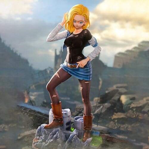 Sexy Girl Android 18 GK Limited Statue Figure
