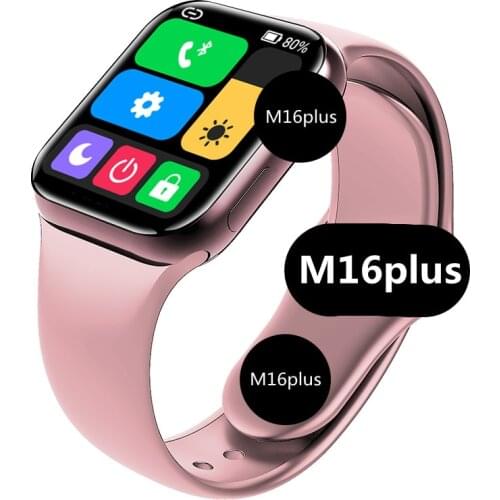 Smart Watch M16PLUS iwo Series 6 BT call Custom Wallpaper Original Smartwatch for Men Women 44mm For IOS Android M16 plus