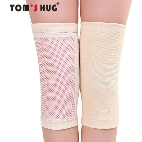 Toms Hug Tourmaline Self Heating Knee Support Pads 1 Pair Knee Brace Warm for Arthritis Joint Pain Relief and Injury Recovery