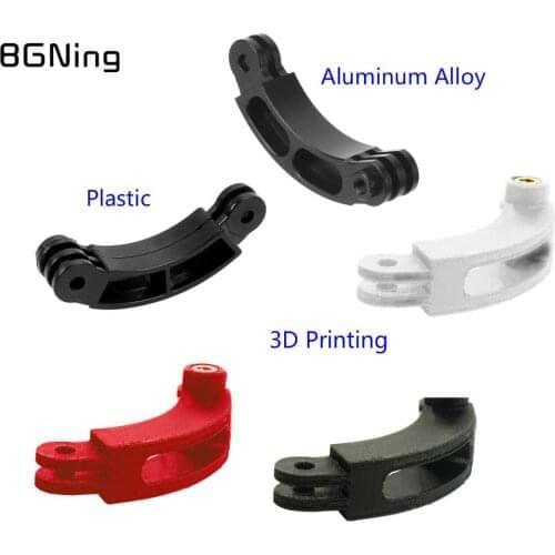 Helmet Extension Arm Mount For Go pro Hero 9 8 7 6 5 for Xiaomi for yi 4K for sjcam action camera Short Type Bending Accessory