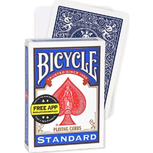 Bicycle Blank Face Blue Back Playing Cards Gaff Deck Magic Cards Poker Size Special Magic Props Magic Tricks for Magician