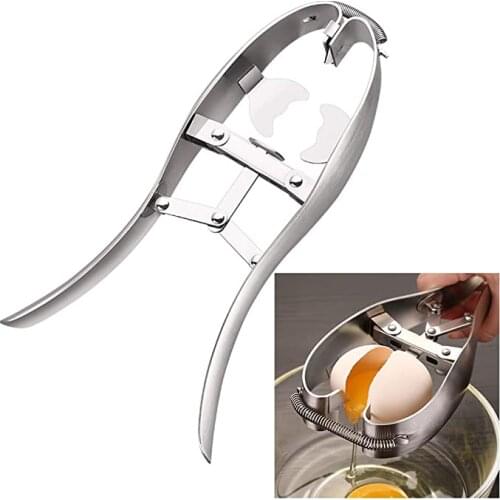 Stainless steel egg beater Quick egg opener Open eggshell peeling egg Baking open eggshell multifunction