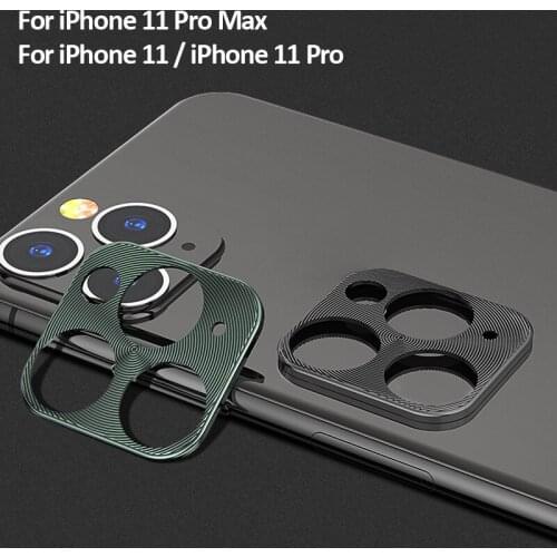 For iPhone 11 Pro Camera Lens Protector Ring Plating Aluminum For iPhone11 iPhone 11 Pro Max Camera Case Cover Ring Protection