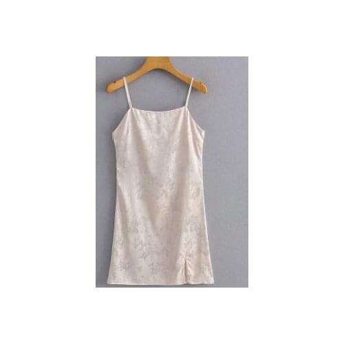 Women Fashion Backless Split Dress Ladies Female Stylish Sleeveless Dress for Party