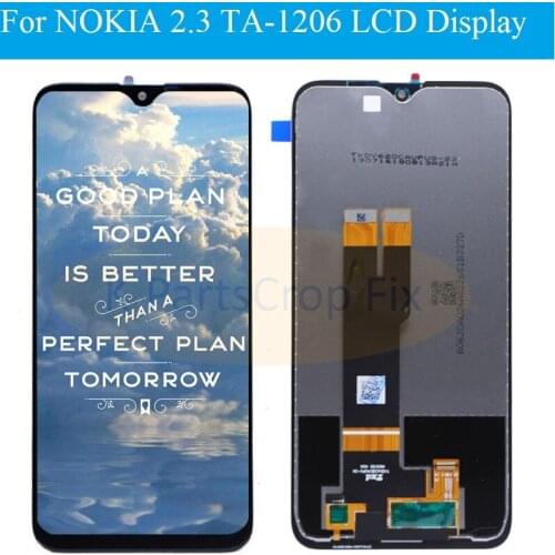 New 6.2" For NOKIA 2.3 TA-1206 LCD Display Touch Screen Digitizer Assembly for NOKIA TA-1206 with Free Tools 2019 No Dead Pixel