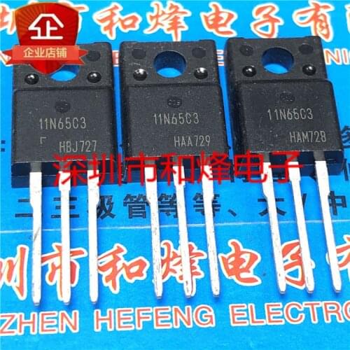10PCS 11N65C3 SPA11N65C3 TO-220