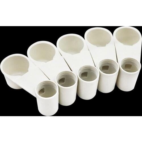 10 pcs Parrot Bird Drinker Connector Practical Water Drinker Plastic Cup Feeder Drinking Food Bowl Cylinders for Bird Pigeons