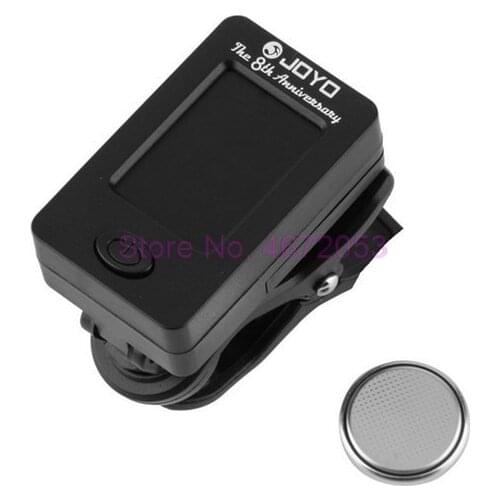 100X Digital LCD Clip-on Tuner for Chromatic Guitar Bass Violin The 8th Anniversary Commemorative Edition JOYO JT-01