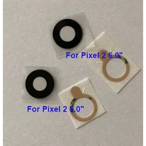 20pcs/lot ,New Back Rear Camera Glass Lens For Google Pixel 2 XL 5.0" 6.0" Glass Replacement Parts