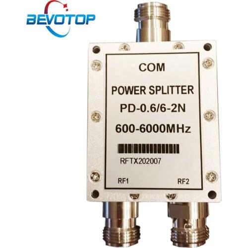 Two power divider N type radio frequency divider 600MHZ-6GHz 2.4G 5.8G one point two power Splitter