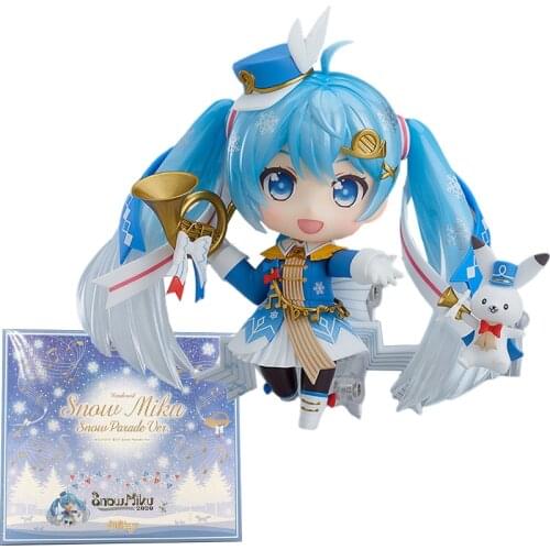 Original Anime FIgurine Miku GSC 2020 Snow Parade Nendoroid Collection Dolls PVC Action Decration Model Kids Toys Gift