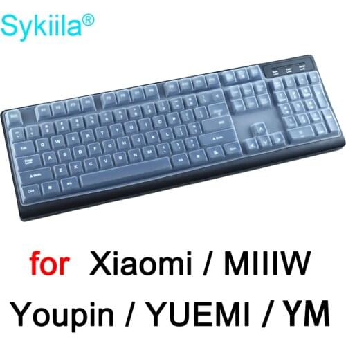 Keyboard Cover for Xiaomi MI MIIIW Youpin YUEMI YM MK01 MK03C MK06-C MK06C-C Gaming Mechanical Clear Transparent Silicone TPU