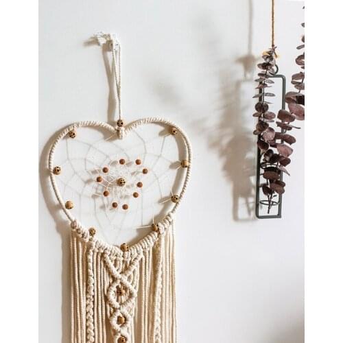 Love Heart Metal Craft Hoops Dream Catcher Rings for Dreamcatchers Wreaths Macrame Project DIY Accessories