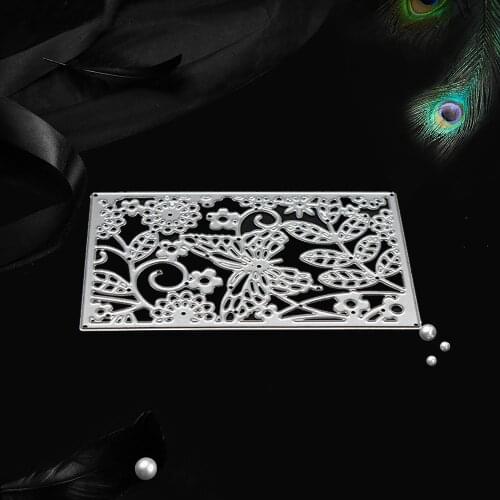 Metal Flower Butterfly cutting Dies Scrapbooking Card 2019 Making Album Embossing Crafts Paper Stencil templates Decorative