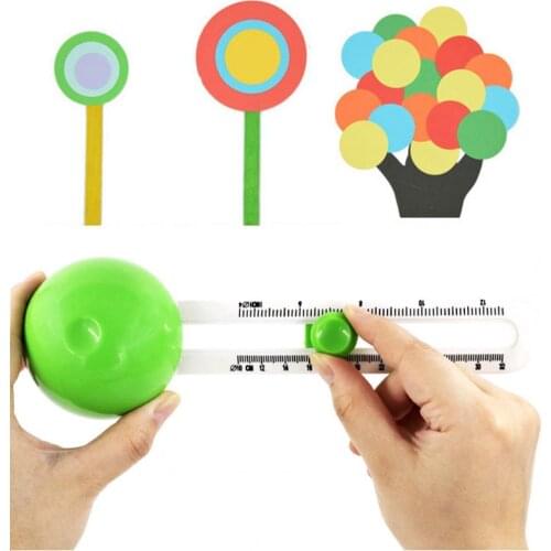 Reusable DIY Circle Cutter Plastic Card Making Round Cutting Knife Scrapbooking Tool