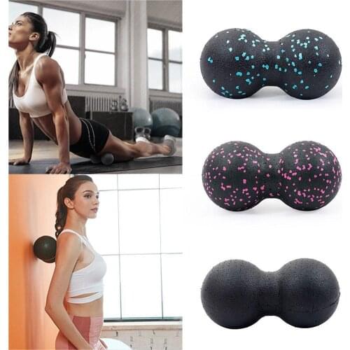 Lacrosse Myofascia Ball Peanut Massage Ball High Density Pain Fascia Body Lightweight Relieve V2U4 Fitness Exercise Yoga Ba H2K9
