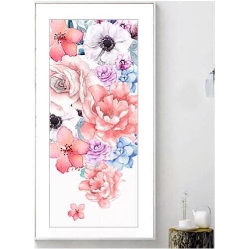 Peony blossom rich cross stitch kit Chinese style 11ct cotton silk thread canvas embroidery DIY handmade needlework my