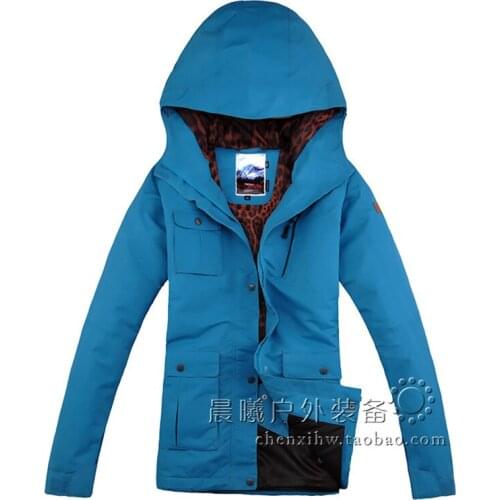 New Style Women Gsou Snow S Jacket Windproof Waterproof Outdoor Sport Wear Skiing Hiking Camping Super Warm Clothing New