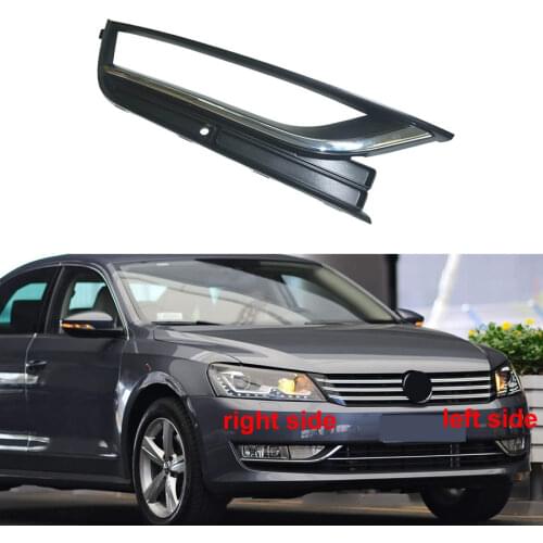 For Volkswagen VW Passat 2011 2012 2013 2014 2015 Front Bumper Grille Driving Lamp Cover Fog Light Cover Fog Lamp Shell