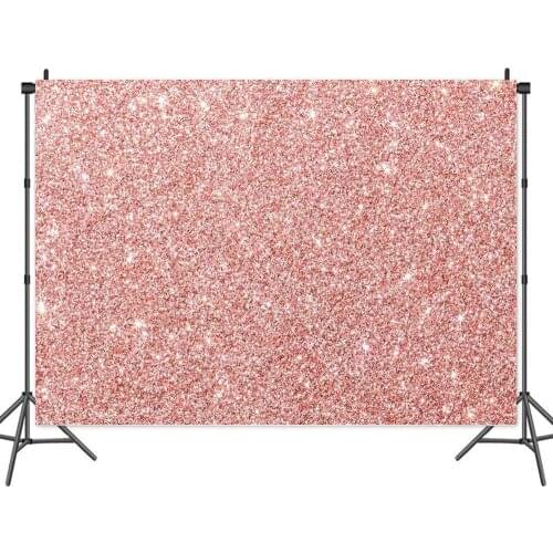 Romantic Rose Gold Light Spot Theme Backdrop Girls Birthday Party Table Decoration Photography Photo Background on Vinyl Banner