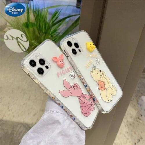 DISNEY 2021 Mickey Silicone Case for IPhone 11 Pro Xs Max iPhone 12 Official Liquid Silicon 360 Full Cover zz0513