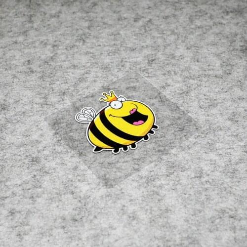 NO.S271 GalonDeco Cartoon Bee Reflective Car Sticker Decals Fashion Cute Decals Scratch Cover Sticker Electrombile Helmet Sti