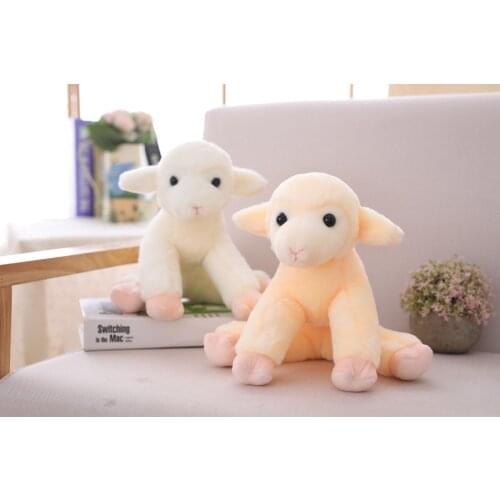 High quality 15/25cm lamb doll super soft sheep plush toys baby toys to send children birthday gifts Christmas gifts to girls