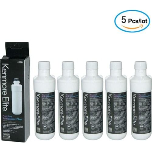 Refrigerator Water Filter Replacement LG LT1000P, LT1000PC, , ADQ74793501, ADQ74793502, Kenmore 46-9980, 9980 (Pack of 5)