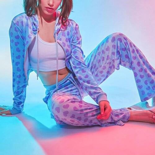 Women Sporty Active Wear Matching Sets Long Sleeved Crop Top And Jogger Pants Two Piece Workout Leisure Outfits Sportwear