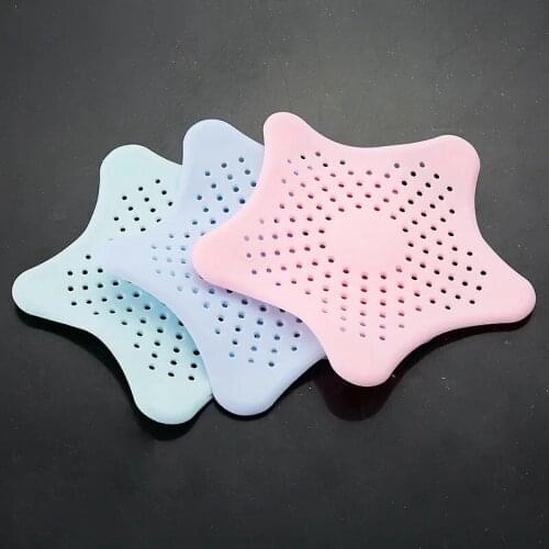 1PC Kitchen Colander Silicone Sink Drain Filter Bathtub Hair Catcher Stopper Anti-blocking Floor Drainer Kitchen Gadgets