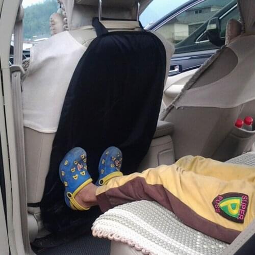 66*45cm Black Car Back Seat Kicking Mat Thicken Oxford Car Seat Protector Minivan SUV Covers For Child Travel