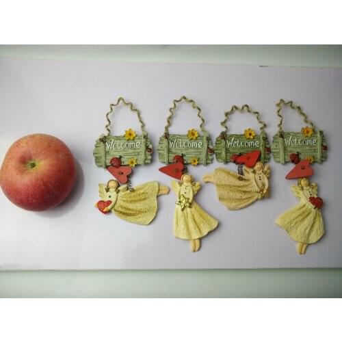 Free shipping,resin Angel welcome plate,card,angel pendant, Christmas gifts, wall ornaments,home decoration