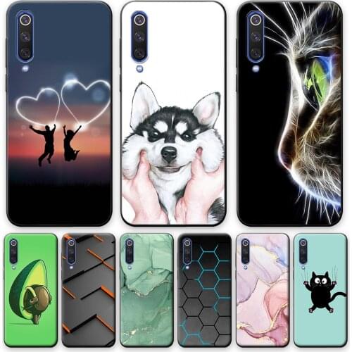 Case For Xiaomi Mi 9 Case Xiaomi Mi 9 SE Full Protective Phone Cover For Xiaomi Mi 9 Soft TPU Silicone Shell For Xiaomi Mi 9 SE