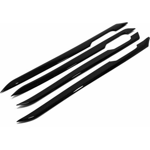 For Volkswagen VW Golf 8 MK8 PRO 2021 2022 ABS Black Car Inner Door Handle Cover Armrest Moulding Trim Sticker Strip Styling