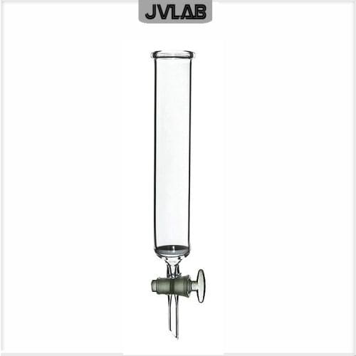 Column Chromatography Adsorption Chromatography Glass Piston Sand Core Plate Borosilicate Glass Diam. 15 mm Length 200 mm