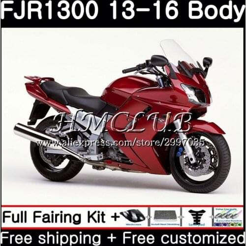 Kit For YAMAHA FJR1300A FJR-1300 FJR 1300 2013 2014 2015 2016 12HC.0 FJR1300 A FJR-1300A FJR1300 13 14 15 16 Fairing Factory red