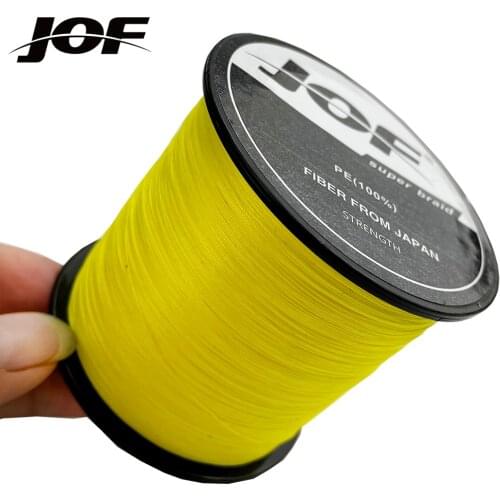 JOF Fishing Line 300M 8 Strands Braided Fishing Line Multifilament PE Line 18 22 31 39 43 52 61 78 96