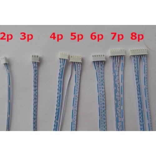 Balance signal line 24# 2P-8P blue and white line 300MM long connecting line 2.54mm interface