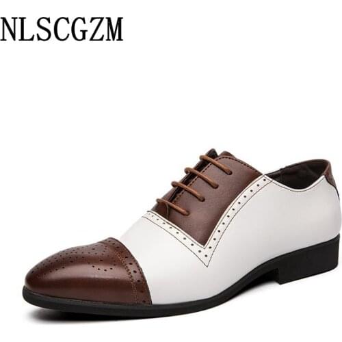 Leather Shoes Men Formal Italian Mens Wedding Dress Shoes Business Suit Brogue Shoes Men Office 2021 Coiffeur Zapatos De Hombre